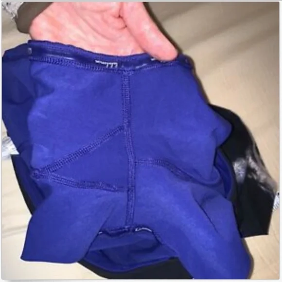 Lululemon Run Pace Setter Blue Black Ombre Skirt - Picture 6 of 6